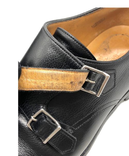 JOHN LOBB（ジョンロブ）JOHN LOBB (ジョンロブ) ダブルモンクシューズ ブラック サイズ:7EEの古着・服飾アイテム