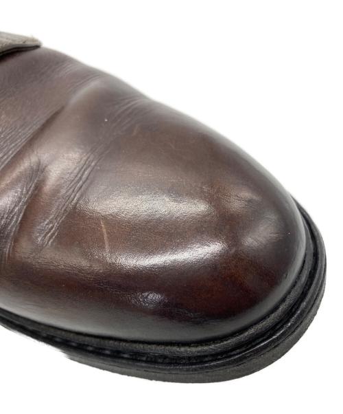 PARABOOT（パラブーツ）PARABOOT (パラブーツ) CHAMROUSSEウールスウェード切替ブーツ ブラウン サイズ:SIZE 6の古着・服飾アイテム