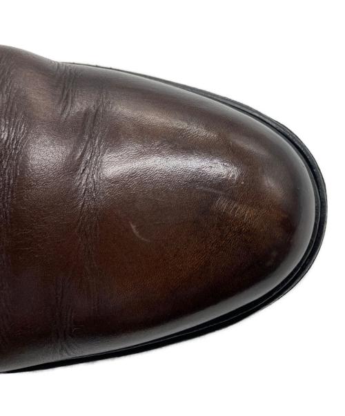 PARABOOT（パラブーツ）PARABOOT (パラブーツ) CHAMROUSSEウールスウェード切替ブーツ ブラウン サイズ:SIZE 6の古着・服飾アイテム