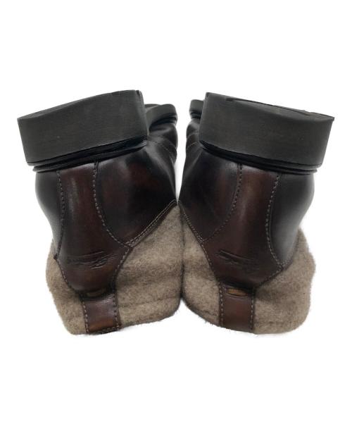 PARABOOT（パラブーツ）PARABOOT (パラブーツ) CHAMROUSSEウールスウェード切替ブーツ ブラウン サイズ:SIZE 6の古着・服飾アイテム