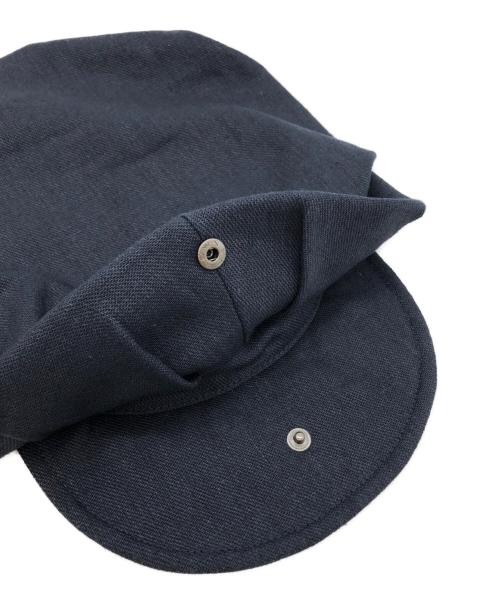 Django Atour（ジャンゴ アトゥール）Django Atour (ジャンゴ アトゥール) リネンキャスケット ネイビー サイズ:3の古着・服飾アイテム