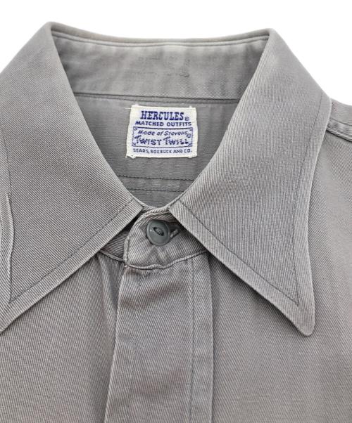 HERCULES（ヘラクレス）HERCULES (ヘラクレス) ワークシャツ グレー サイズ:下記参照の古着・服飾アイテム