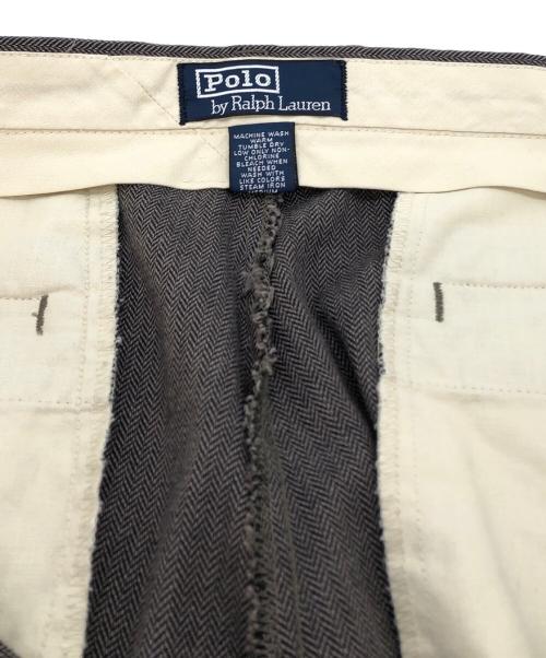 POLO RALPH LAUREN（ポロ・ラルフローレン）POLO RALPH LAUREN (ポロ・ラルフローレン) トラウザーパンツ グレー サイズ:32×30の古着・服飾アイテム