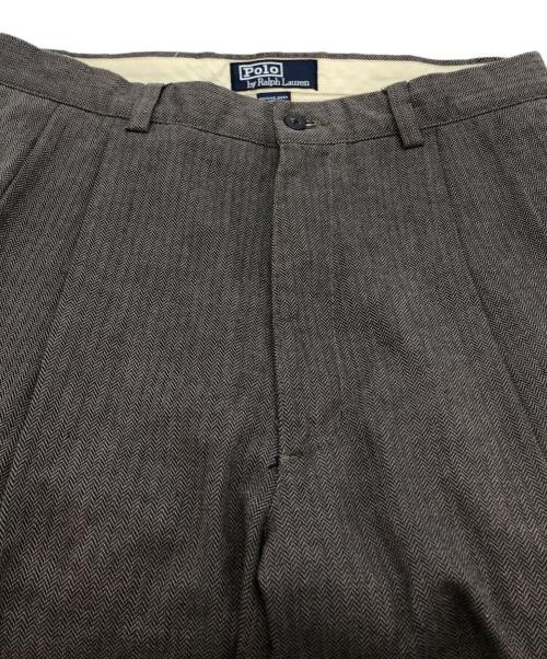 POLO RALPH LAUREN（ポロ・ラルフローレン）POLO RALPH LAUREN (ポロ・ラルフローレン) トラウザーパンツ グレー サイズ:32×30の古着・服飾アイテム
