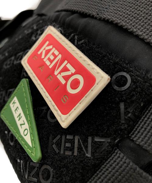 KENZO（ケンゾー）KENZO (ケンゾー) ジャングル パッチ ベルトバッグ ブラックの古着・服飾アイテム