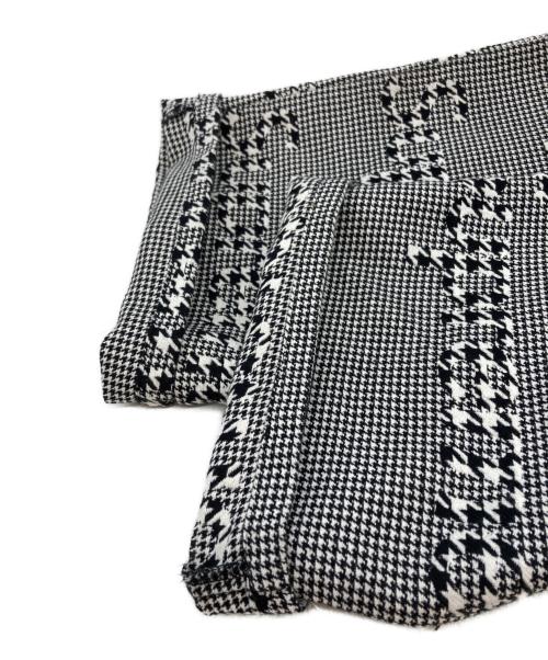 SUPREME（シュプリーム）SUPREME (シュプリーム) work pant black  houndstooth ホワイト×ブラック サイズ:36の古着・服飾アイテム