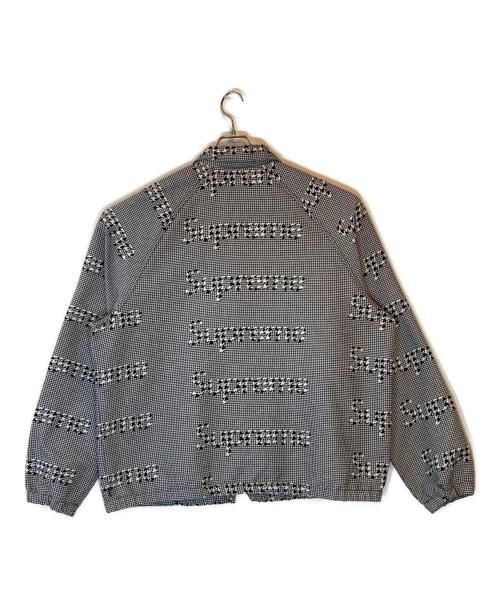 SUPREME（シュプリーム）Supreme (シュプリーム) Houndstooth Logo Jacket ホワイト×ブラック サイズ:XLの古着・服飾アイテム