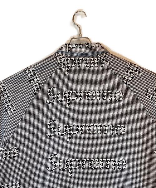 SUPREME（シュプリーム）Supreme (シュプリーム) Houndstooth Logo Jacket ホワイト×ブラック サイズ:XLの古着・服飾アイテム