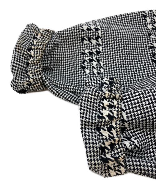 SUPREME（シュプリーム）Supreme (シュプリーム) Houndstooth Logo Jacket ホワイト×ブラック サイズ:XLの古着・服飾アイテム