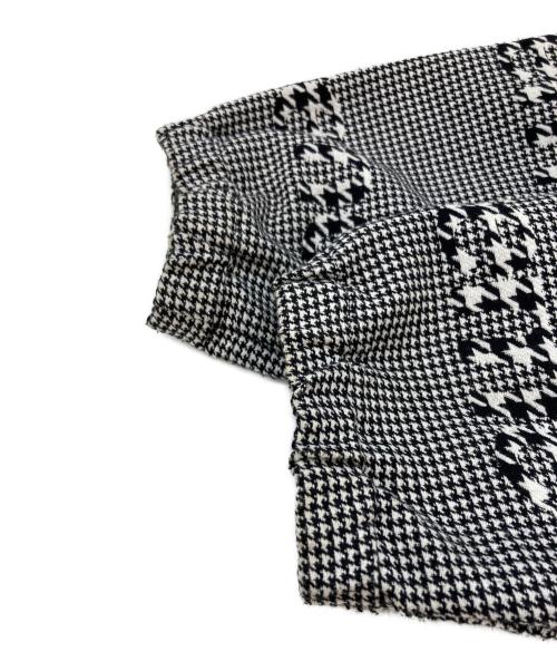 SUPREME（シュプリーム）Supreme (シュプリーム) Houndstooth Logo Jacket ホワイト×ブラック サイズ:XLの古着・服飾アイテム