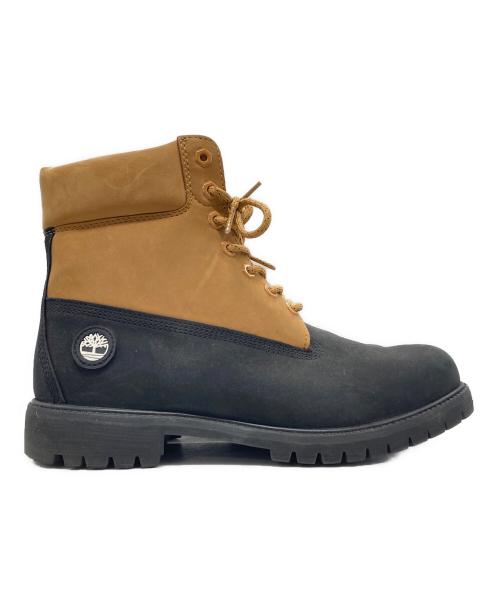 Timberland（ティンバーランド）Timberland (ティンバーランド) プレミアム６インチウォータープルーフブーツ ブラック×ブラウン サイズ:US11Wの古着・服飾アイテム