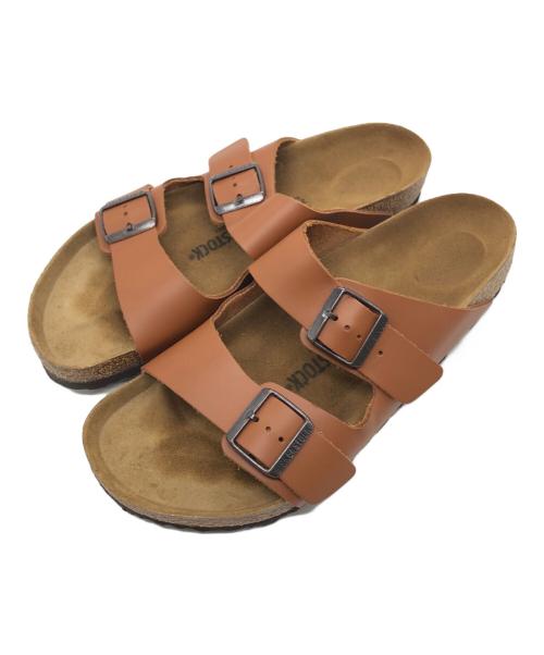 BIRKENSTOCK（ビルケンシュトック）BIRKENSTOCK (ビルケンシュトック) アリゾナ レザーサンダル ブラウン サイズ:43の古着・服飾アイテム