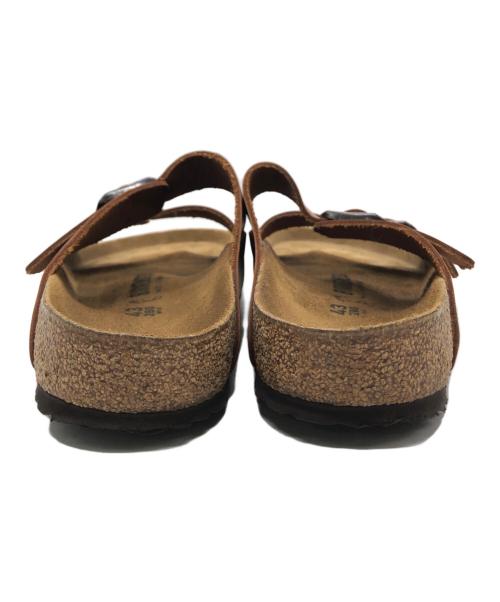 BIRKENSTOCK（ビルケンシュトック）BIRKENSTOCK (ビルケンシュトック) アリゾナ レザーサンダル ブラウン サイズ:43の古着・服飾アイテム
