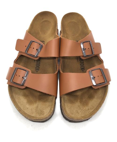 BIRKENSTOCK（ビルケンシュトック）BIRKENSTOCK (ビルケンシュトック) アリゾナ レザーサンダル ブラウン サイズ:43の古着・服飾アイテム