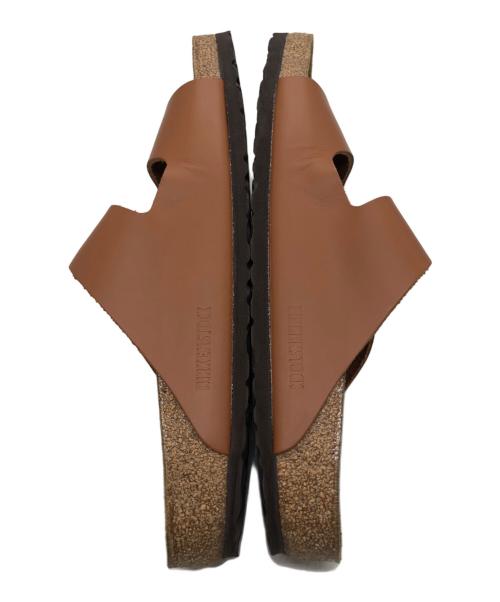 BIRKENSTOCK（ビルケンシュトック）BIRKENSTOCK (ビルケンシュトック) アリゾナ レザーサンダル ブラウン サイズ:43の古着・服飾アイテム