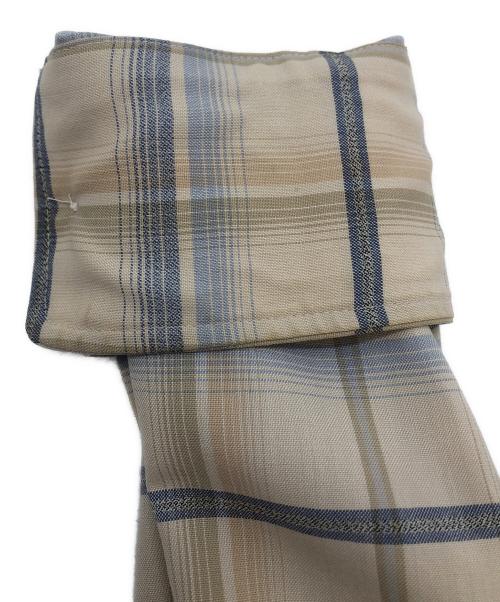 AURALEE（オーラリー）AURALEE (オーラリー) SUPER LIGHT WOOL CHECK SHIRTS ベージュ サイズ:3の古着・服飾アイテム