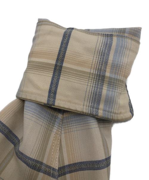 AURALEE（オーラリー）AURALEE (オーラリー) SUPER LIGHT WOOL CHECK SHIRTS ベージュ サイズ:3の古着・服飾アイテム