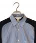 COMME des GARCONS SHIRT (コムデギャルソンシャツ) ニット切替シャツ ブルー×ブラック サイズ:S：10000円