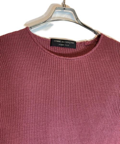 COMME des GARCONS HOMME PLUS（コムデギャルソンオムプリュス）COMME des GARCONS HOMME PLUS (コムデギャルソンオムプリュス) アクリルニット ピンク サイズ:無しの古着・服飾アイテム
