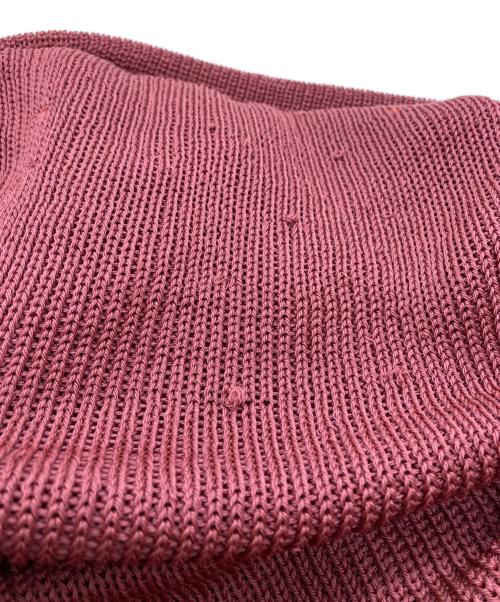 COMME des GARCONS HOMME PLUS（コムデギャルソンオムプリュス）COMME des GARCONS HOMME PLUS (コムデギャルソンオムプリュス) アクリルニット ピンク サイズ:無しの古着・服飾アイテム