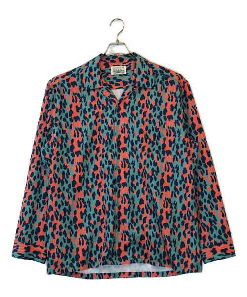 WACKO MARIA（ワコマリア）WACKO MARIA (ワコマリア) HAWAIIAN SHIRT L/S (TYPE-2) グリーン×レッド サイズ:XLの古着・服飾アイテム