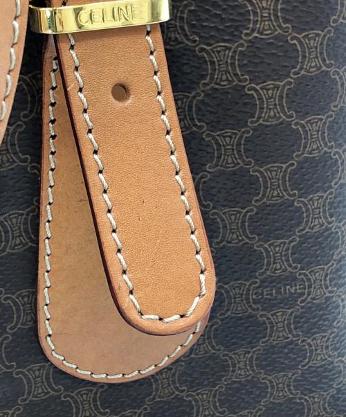 CELINE（セリーヌ）CELINE (セリーヌ) マカダム柄トートバッグ ブラウンの古着・服飾アイテム