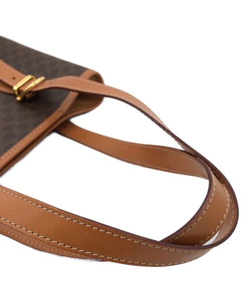 CELINE（セリーヌ）CELINE (セリーヌ) マカダム柄トートバッグ ブラウンの古着・服飾アイテム