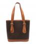 CELINE (セリーヌ) マカダム柄トートバッグ ブラウン：35000円
