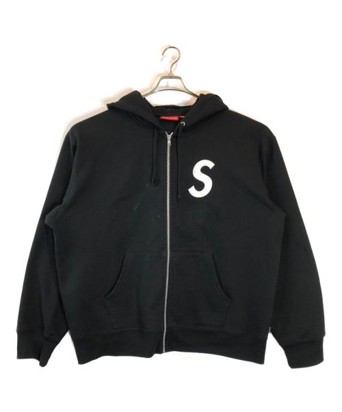 SUPREME（シュプリーム）SUPREME (シュプリーム) S Logo Zip Up Hooded Sweatshirt ブラック サイズ:XLの古着・服飾アイテム