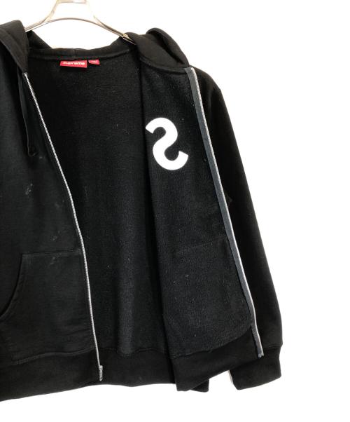 SUPREME（シュプリーム）SUPREME (シュプリーム) S Logo Zip Up Hooded Sweatshirt ブラック サイズ:XLの古着・服飾アイテム