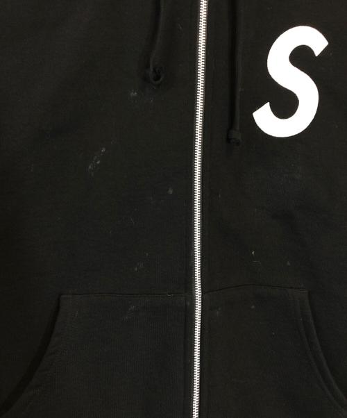 SUPREME（シュプリーム）SUPREME (シュプリーム) S Logo Zip Up Hooded Sweatshirt ブラック サイズ:XLの古着・服飾アイテム