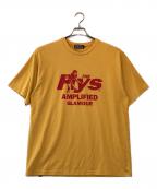 Hysteric Glamourヒステリックグラマー）の古着「HYSTERIC AMPLIFIED」｜イエロー