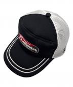 CHALLENGERチャレンジャー）の古着「Two Tone Logo Cap」｜ブラック×ホワイト
