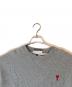 AMI Alexandre Mattiussi (アミアレクサンドルマテュッシ) ハートAロゴ スウェット グレー サイズ:XL：15000円