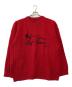 RAF SIMONS（ラフシモンズ）の古着「19AW PRINTED ARAN KNIT SWEATER」｜レッド