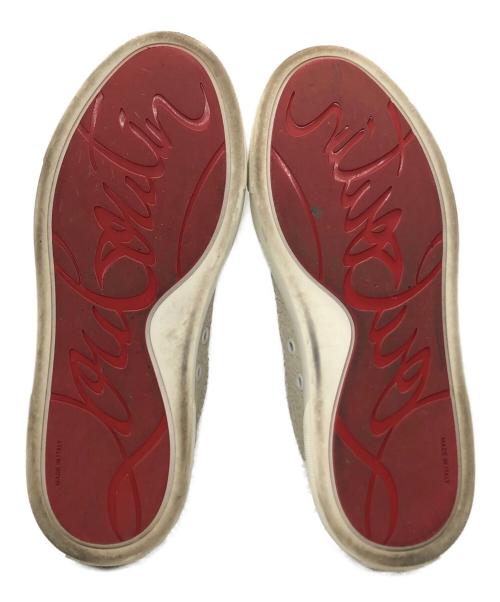 Christian Louboutin（クリスチャン・ルブタン）Christian Louboutin (クリスチャン・ルブタン) スタッズスニーカー アイボリー サイズ:37の古着・服飾アイテム