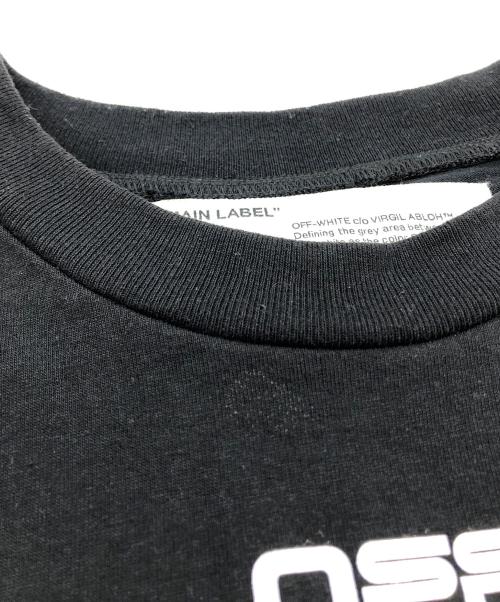 OFFWHITE（オフホワイト）OFFWHITE (オフホワイト) Slim Fit Airport Tape Print T-Shirt ブラック サイズ:Sの古着・服飾アイテム