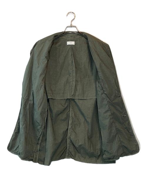 ATON（エイトン）ATON (エイトン) GARMENT DYED TAILORED JACKET カーキ サイズ:06の古着・服飾アイテム