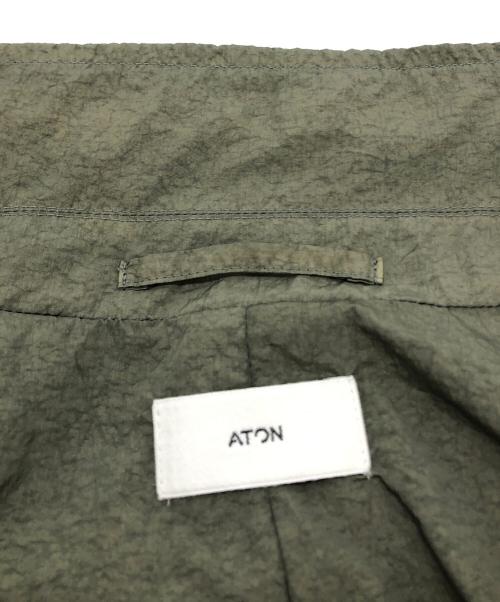 ATON（エイトン）ATON (エイトン) GARMENT DYED TAILORED JACKET カーキ サイズ:06の古着・服飾アイテム
