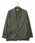 ATON（エイトン）の古着「GARMENT DYED TAILORED JACKET」｜カーキ