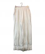 ANCELLMアンセルム）の古着「CRASH SWEAT LAYERED PANTS」｜グレー