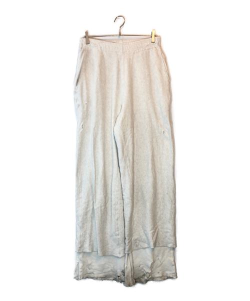 ANCELLM（アンセルム）ANCELLM (アンセルム) CRASH SWEAT LAYERED PANTS グレー サイズ:１の古着・服飾アイテム