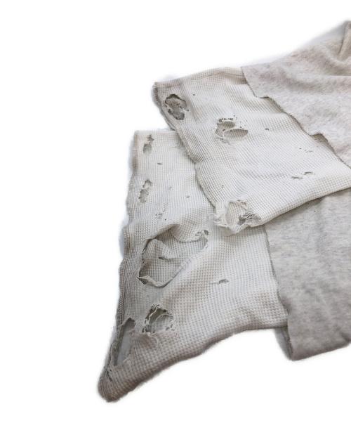 ANCELLM（アンセルム）ANCELLM (アンセルム) CRASH SWEAT LAYERED PANTS グレー サイズ:１の古着・服飾アイテム