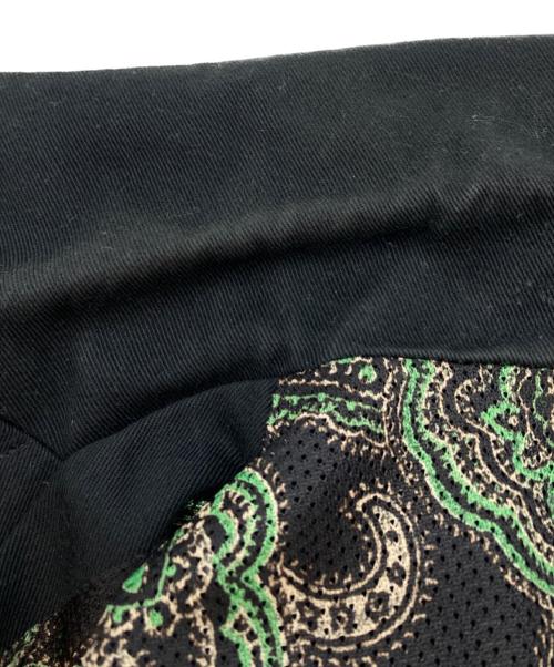 COMME des GARCONS HOMME（コムデギャルソン オム）COMME des GARCONS HOMME (コムデギャルソン オム) 裏地ペイズリーメッシュ3Bジャケット ブラック サイズ:Mの古着・服飾アイテム