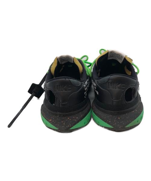 NIKE（ナイキ）NIKE (ナイキ) OFFWHITE (オフホワイト) Blazer Low Black and Electro Green ブラック サイズ:US10の古着・服飾アイテム