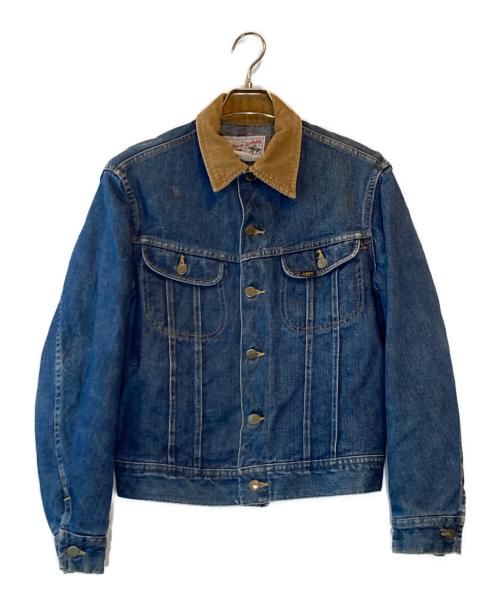 LEE（リー）LEE (リー) 襟コーデュロイデニムジャケット インディゴ サイズ:36Rの古着・服飾アイテム
