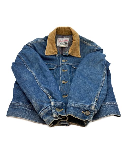 LEE（リー）LEE (リー) 襟コーデュロイデニムジャケット インディゴ サイズ:36Rの古着・服飾アイテム