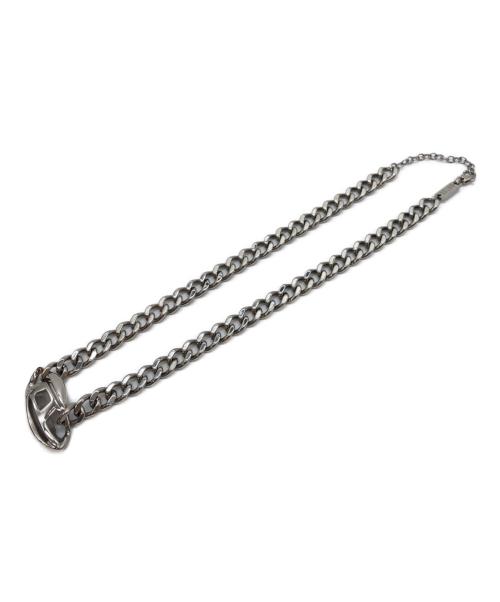 DIESEL（ディーゼル）DIESEL (ディーゼル) ステンレススティール製チェーンネックレス シルバー サイズ:下記参照の古着・服飾アイテム