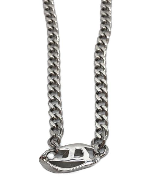 DIESEL（ディーゼル）DIESEL (ディーゼル) ステンレススティール製チェーンネックレス シルバー サイズ:下記参照の古着・服飾アイテム