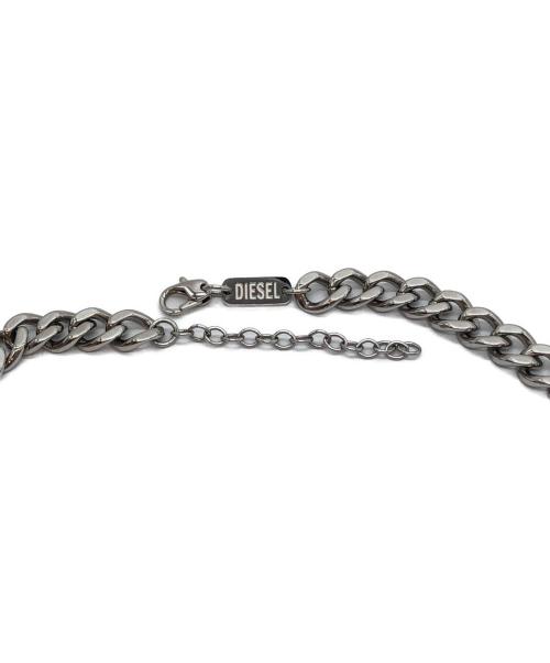 DIESEL（ディーゼル）DIESEL (ディーゼル) ステンレススティール製チェーンネックレス シルバー サイズ:下記参照の古着・服飾アイテム